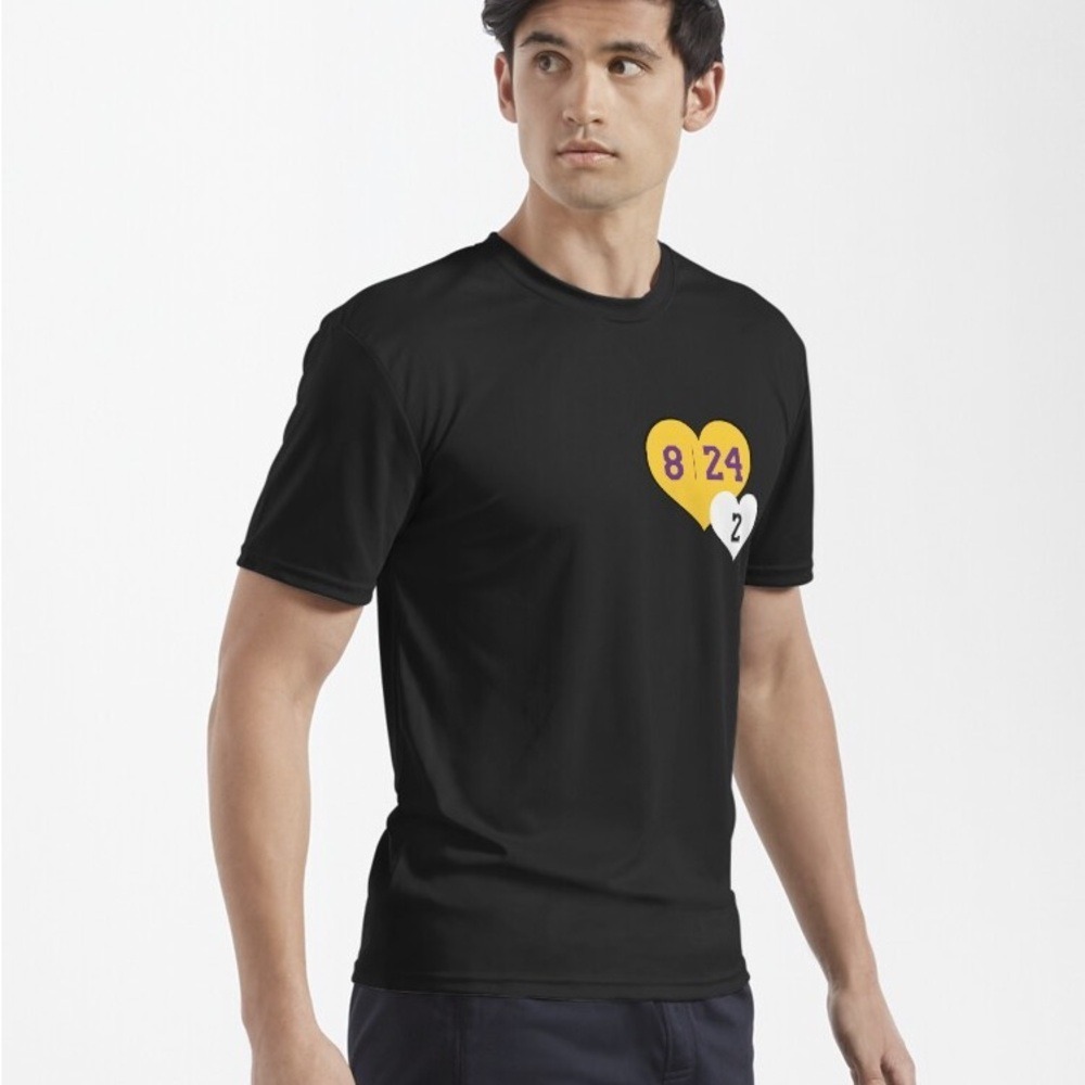 Kobe &Amp Gigi In Hearts Active Men's T-Shirt NWT Size L